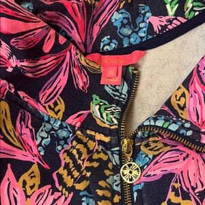 Lilly Pulitzer Pink and Blue Floral Jacket